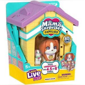 Little Live Pets Mama Surprise Families Mama's House Beagle Dog Playset NEW  Toy